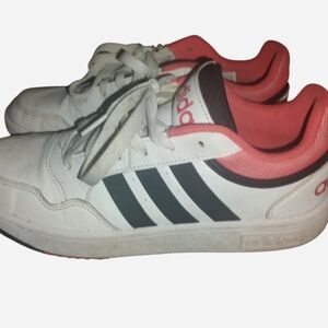 Adidas Red White and Black Sneakers